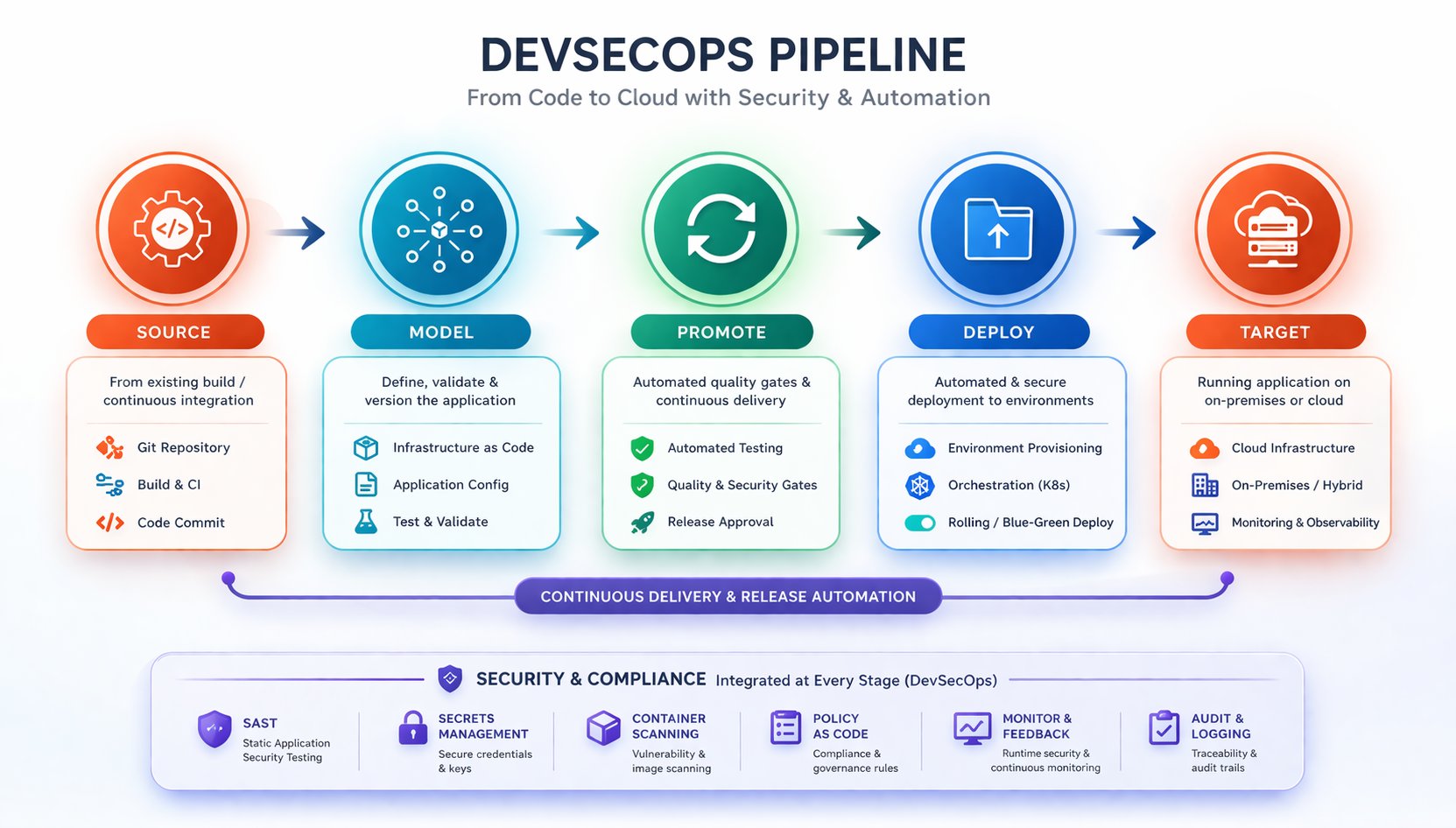 DevOps lifecycle diagram