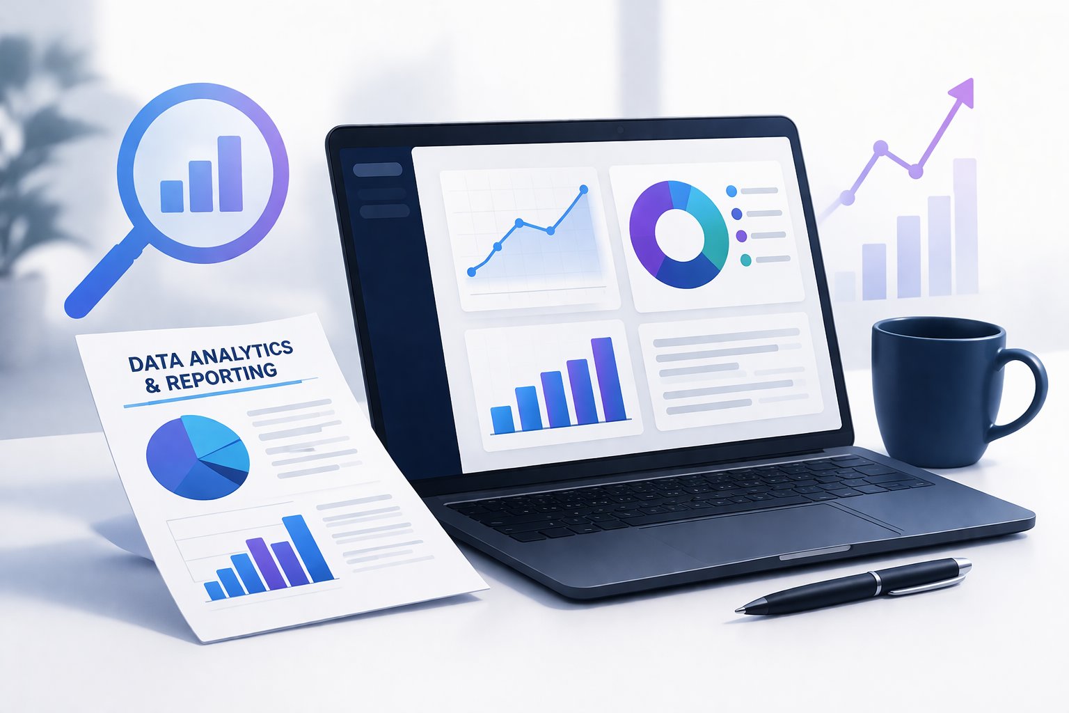 Data analytics and reporting dashboard